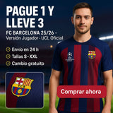 PAGUE 1 Y LLEVE 3 CAMISETAS FC BARCELONA 25/26 – VERSIÓN JUGADOR – UCL OFICIAL